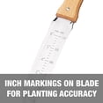 thumbnail image 3 of Lishi Diamond Sharpened Stainless Steel Weeding Knife with Thickest Leather Sheath, 3 of 5
