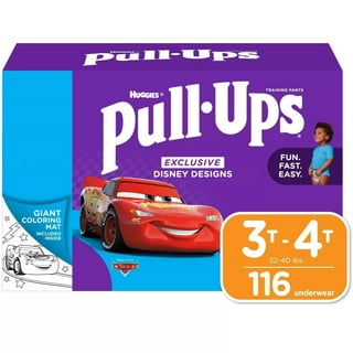 Huggies Pull-Ups Plus Training Pants For Boys One Color, 3T-4T (32-40  lb/15-18 kg) 