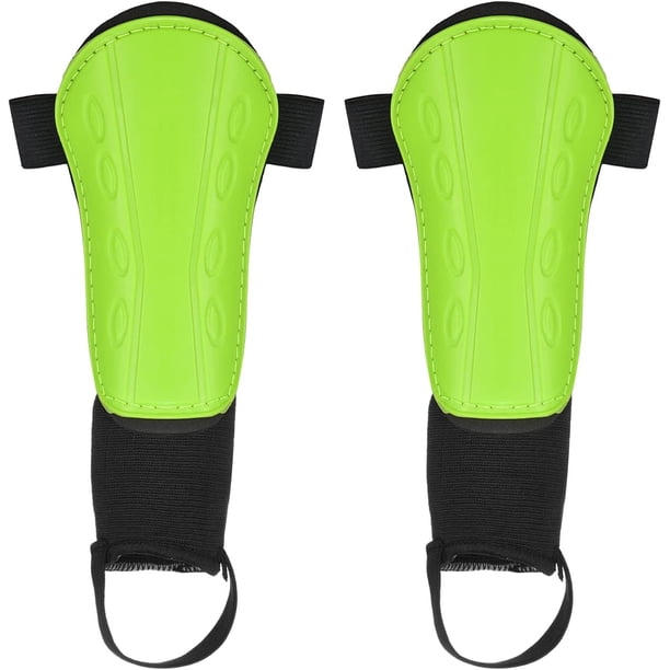 Espinilleras de fútbol para adultos, jóvenes y niños, espinilleras de fútbol para niños y niñas, equipo de protección de fútbol con tobillera