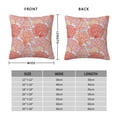 thumbnail image 2 of Pofeuu Corals Print Double-sided plush pillowcase Square Throw Pillow Covers Pillows Cover for Living Room Bedroom Sofa Couch Cushion Cover（No pillow core）-12"x12", 2 of 7