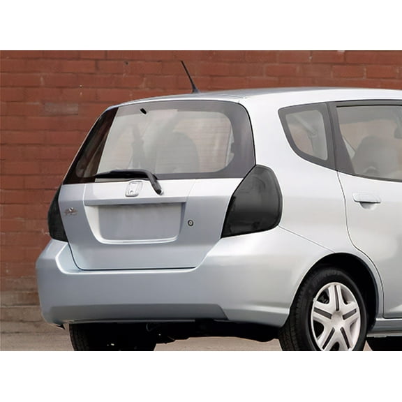 Rvinyl Tail Light Tint Covers Compatible with Honda Fit 2007-2008 - Smoke