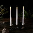 thumbnail image 2 of BalsaCircle 3 White 11" LED Taper Flameless Candles Lights, 2 of 8