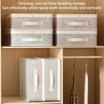 thumbnail image 5 of Under Bed Storage Containers, Closet Organizers and Storage Bins, Foldable Underbed Storage Bags for Wrapping Paper, Blanket, Clothing, Comforter, Pillows, Sheets 16x12x5 Inch, 5 of 9