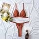 thumbnail image 5 of Traje de baño de 2 piezas para mujer, trajes de baño para mujer, bikini dividido para mujer, bikini liso, conjunto de traje de baño dividido de dos piezas para mujer, 5 of 5