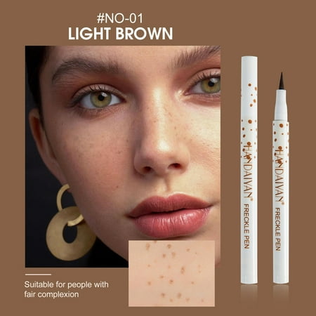 

MIARHB Freckle Pen Waterproof Long Lasting Quick Dry Small Spots Natural Facial Freckle