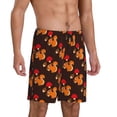thumbnail image 2 of Sikiie Cute Squirrel Mens Pajama Shorts, Lightweight Lounge Pant with Pockets Soft Sleep Pj Shorts for Men3X-Large, 2 of 6