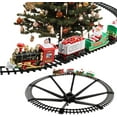 thumbnail image 1 of Christmas Train Set With Railways Christmas Train Sets Christmas Train Sets electric Train Set For Christmas Tree Race Car With Christmas Theme, 1 of 1