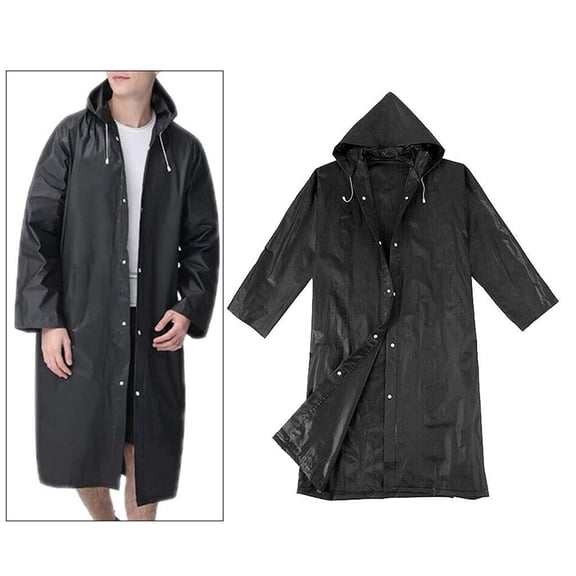 Poncho de lluvia impermeable para bicicleta, chaqueta para lluvia, para lluvia, ligero, , reutilizable, para lluvia, para adultos Baoblaze Poncho impermeable con capucha