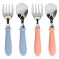 thumbnail image 4 of KAKOWELY toddler fork spoon set 4Pcs Toddler Utensils Kids Silverware Children Spoons and Forks Set Baby Feeding Essentials4.72"X1.06"X0.79", 4 of 4