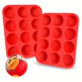 thumbnail image 5 of 1pc, 12 Cup Silicone Muffin Pan Jumbo Silicone Cupcake Pan, Non-Stick Silicone, Just PoP Out! Perfect For Egg Muffin, Big Cupcake - BPA Free And Dishwasher Safe, 5 of 6