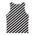thumbnail image 4 of piuwrlz Summer Sports Sleeveles Vest Baby Girls Boys Quick Dry Tank Tops Fashionable Round Neck Stripe Pullover Black Size 4 Years, 4 of 6