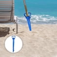 thumbnail image 3 of Durable Plastic Beach Umbrella Ground Anchor Holder in Blue for Stabilizing Use 2PCS Adjustable, 3 of 9