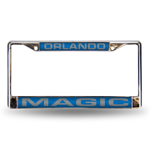 Orlando Basketball Magic Chrome Metal License Plate Frame Holder