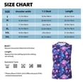 thumbnail image 6 of Pofeuu Blue Skull Rose Print Men's Muscle T-Shirt, Sleeveless, Muscle Tank, Classic Muscle Tee Top For Men Casual Sleeveless Muscle T-Shirt Trendy Clothes-Small, 6 of 7