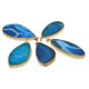 thumbnail image 1 of 5x Rebanadas de de natural Joyería de bricolaje Fabricación de colgantes real Sunnimix Pendiente de la rebanada de la ágata, 1 of 8
