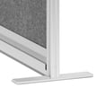 thumbnail image 5 of Luxor Expanse Modular Wall Room Divider System - Silver Frame - 53" x 48" Wide Panel Add-On Wall, 5 of 6