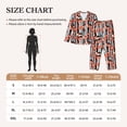 thumbnail image 4 of Pofeuu Cool Flamingo Print Womens Pajamas Set Long Sleeve Sleepwear Button Down Nightwear Soft Pj Lounge Sets Button Down Pajamas Women-X-Large, 4 of 7