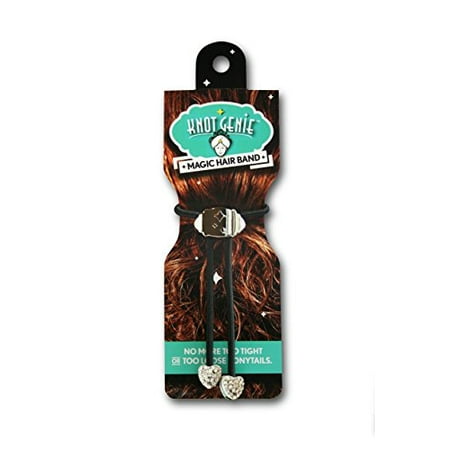 Knot Genie Magic Hair Band Pull Tie For Ponytails Amour Charms