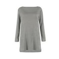 thumbnail image 3 of Online Juebong Women's Baggy Pullover Cozy Loose Mid Length Turtleneck Knit Sweater Top Girls Maxi Dresses Fashion Casual Soild Lightweight Winter Dresses, 3 of 4