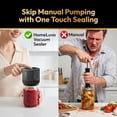 thumbnail image 2 of Mason Jar Vacuum Sealer Kit - Electric Cordless One Touch Sealing for Canning Jars, 2 of 7
