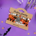 thumbnail image 4 of JVBTVB Halloween Bracelets Stackable Set - Gothic Bat Pumpkin Spider Stretch Beaded Bracelets for Women Girls, Halloween Party Jewelry Gifts, 4 of 6