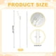 thumbnail image 2 of Uxcell 6 Pcs Popotes de Vidrio Reutilizables, Popote de Vidrio de 7.87" Resistente a Roturas, Popotes Lindos y Transparentes para Whisky, Café, Jugo, Refrescos, Té, Rosa, 2 of 6
