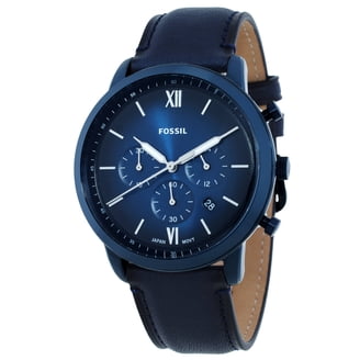 Fossil Men's Grant ME3028 Black Leather Japanese Automatic Fashion