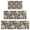 Pioneer Flower Floral-3, variant on Pioneer Flower Floral Print Pattern Kitchen Rugs Sets Of 3,Kitchen Runner Rugs Non Skid Washable,Decorative Kitchen Floor Mats for Kitchen,Sink,Laundry,17"x30" 17"x47" 17"x59"