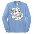 thumbnail image 2 of Rottweiler Dog Lover Pet Owner Animal Lover Mens Long Sleeve Shirt, Light Blue, 3XL, 2 of 4