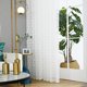 thumbnail image 4 of Worallymy Cortina blanca Sheer Semi-shading Window Covering Panels para Cocina Dormitorio Sala de estar 1Pc 100x200cm Worallymy JD735804468, 4 of 7