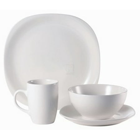 086269007394 UPC - Thompson Pottery Thomson Pottery 16 Pc. White Quadro Set | Buycott UPC Lookup