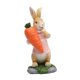 thumbnail image 2 of Figura de conejo de resina coleccionable, lindo adorno para accesorios de jardín de hadas y Sostén la zanahoria, 2 of 9