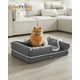 thumbnail image 2 of Cama Ortopédica para Perros, Sofá, Cama para Mascotas, Funda Extraíble y Lavable, 76 x 51 x 18 cm, Gris Claro MPGW066G02, 2 of 5