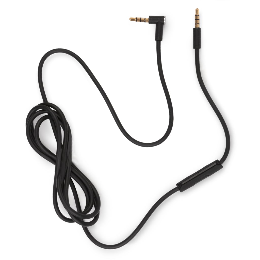 Munk Vanærende Dodge Black Audio Cable for Beats by Dre Solo2 Headphones with Microphone  Wireless Aux - Walmart.com