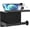 A-black, variant on Matte Black Toilet Paper Holder with Shelf, Fits Mega Rolls, Rustproof Stainless Steel Self Adhesive Wall Mount, No Drilling Peel & Stick for Bathroom Washroom Kitchen
