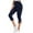 Navy, variant on ZKCCNUK Women's Pants Quick Drying Tight Fitting Fashionable Elastic Fitness Pants With Split Leg Yoga Pants S-2XL