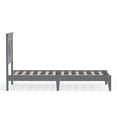 thumbnail image 5 of Farmhouse Solid Wood Platform Bed in Twin - Ultimate Grey, 5 of 9