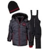 iXtreme Boys 4-7 Zip 2-Piece Snowsuit (Black 7)