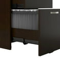 thumbnail image 5 of Bush Business Furniture Easy Office 60W L Shaped Cubicle Desk with File Cabinet, 5 of 6