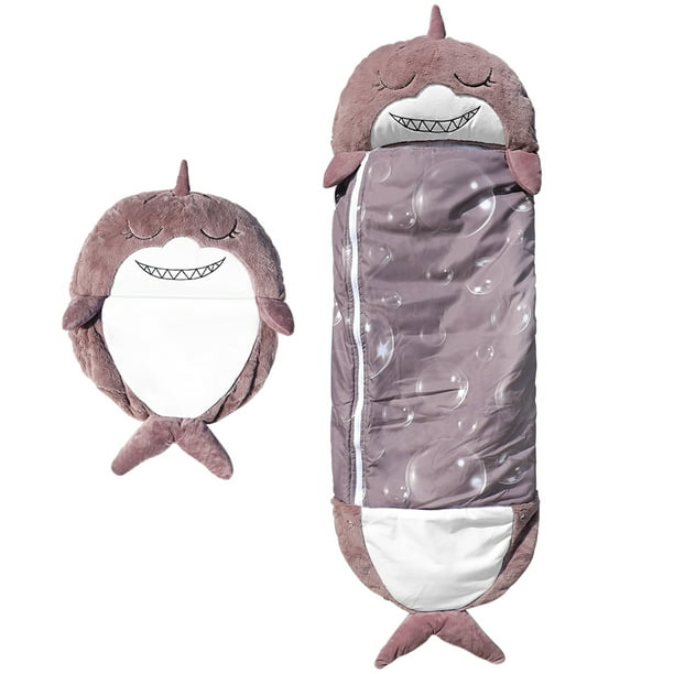 (Conocimiento sin procesar) Saco de dormir perezoso para niños Muñecas Pijamas recubiertos Saco de dormir Funda para siesta 126 * 43 cm (mariquita negra) Prohibición de EE. UU., Infracción blindada