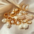 thumbnail image 3 of PRIYAL Freshwater Cultured Pearl Earrings Leverback Dangle Stud Pearl Earrings, 3 of 17