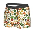 thumbnail image 5 of Goofa Lemon Fruits Vegetables Printed Men's Boxer Briefs Underwear, Moisture-Wicking Underwear, Trunk,Soft and Breathable Cotton Underwear-Small, 5 of 9