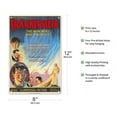 thumbnail image 2 of Frankenstein - Starring Boris Karloff and Mae Clarke - Vintage Film Movie Poster c.1931 - 8 x 12 inch Vintage Metal Tin Sign, 2 of 4