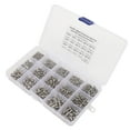 thumbnail image 1 of Fyydes 500 Pcs M2 M3 M4 Ensemble de Vis Assorties en Acier Inoxydable Résistant à la Corrosion, Ensemble de Vis, Kit de Vis, 1 of 8