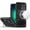 Black, variant on For iPhone 13 Pro Max Loop Hybrid with [Magnetic Ring Circle] 360 degrees Rotational Kickstand Case Cover - Black