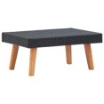 thumbnail image 5 of vidaXL 3 Piece Garden Lounge Set with Cushions Poly Rattan Black, 5 of 5