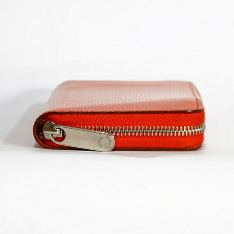 Louis Vuitton - Authenticated Zippy Wallet - Leather Orange for Women, Good Condition