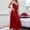 Red, variant on Satin Nightgowns for Women Long Silk Nightdress Vintage Lace Chemise Maxi Sleepwear Pink XL(XL)