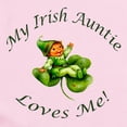 thumbnail image 2 of CafePress - My Irish Auntie Loves Me! Infant Bodysuit - Baby Light Bodysuit, Size Newborn - 24 Months, 2 of 4