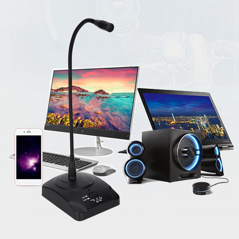 LAFGUR External Goosenecktype Desktop Microphone Wired Microphone With